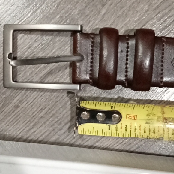 Men's JOSEPH ABBOUD Designer Leather Belt 44/110 (almost like New!) - Picture 7 of 9